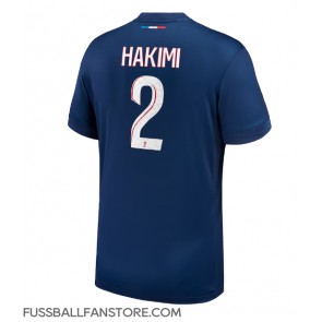 Paris Saint-Germain Achraf Hakimi #2 Replik Heimtrikot 2024-25 Kurzarm